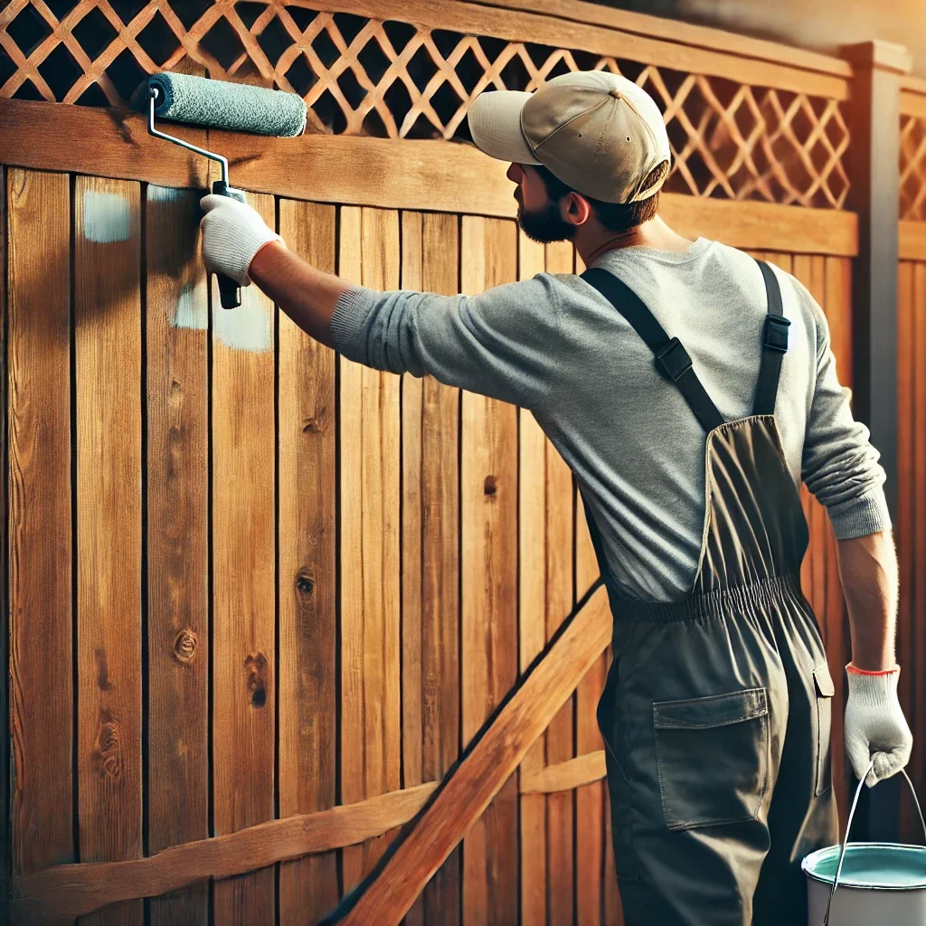 Wood and Metal Surface Painting